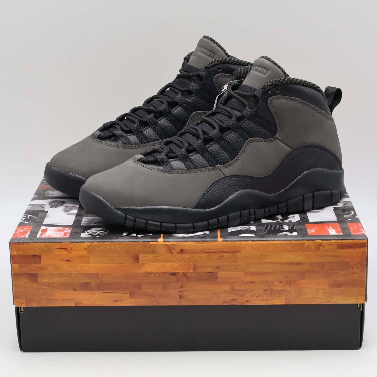 HJ6779-001 Nike Air Jordan 10 Retro Shadow Charred Grey Black (Men's)