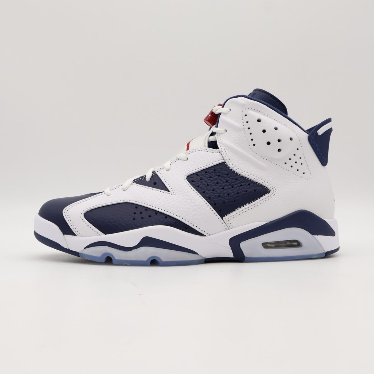 CT8529-164 Nike Air Jordan 6 Retro White and Midnight Navy (Men's)