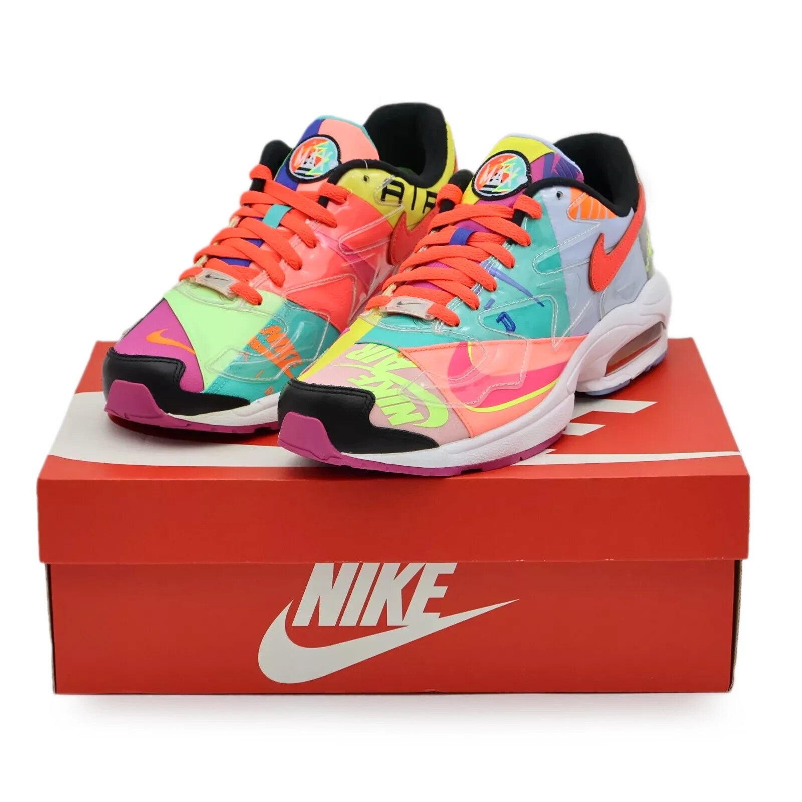 BV7406-001 / CJ6200-001 Nike Air Max 2 Light Atmos Black Bright Pink (Men's)