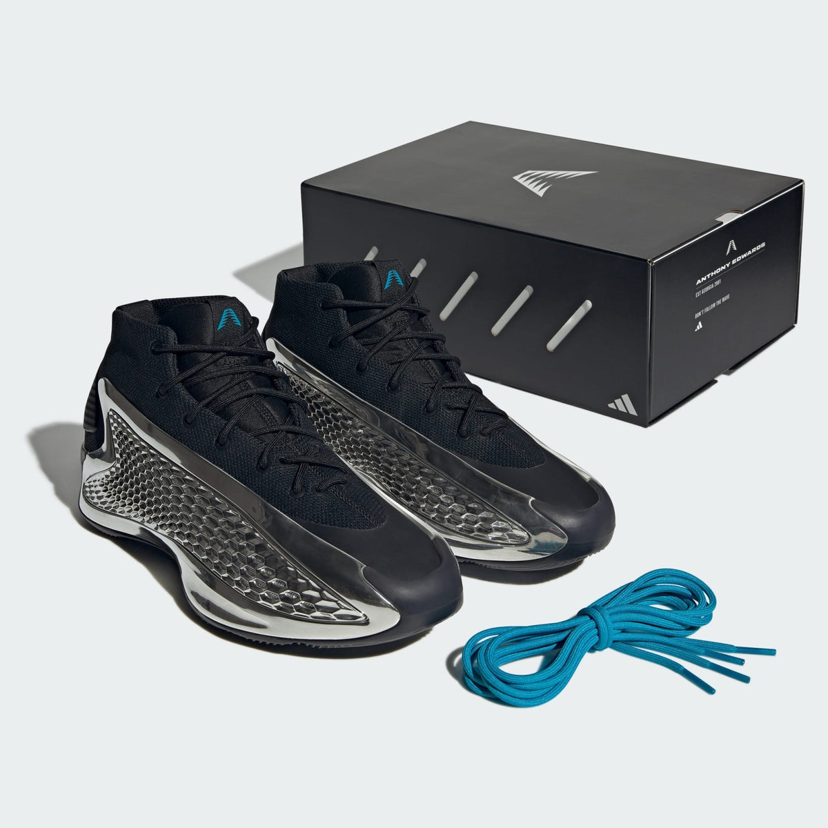 JI0424 adidas AE1 Low Core Black Silver Metallic (Men's)