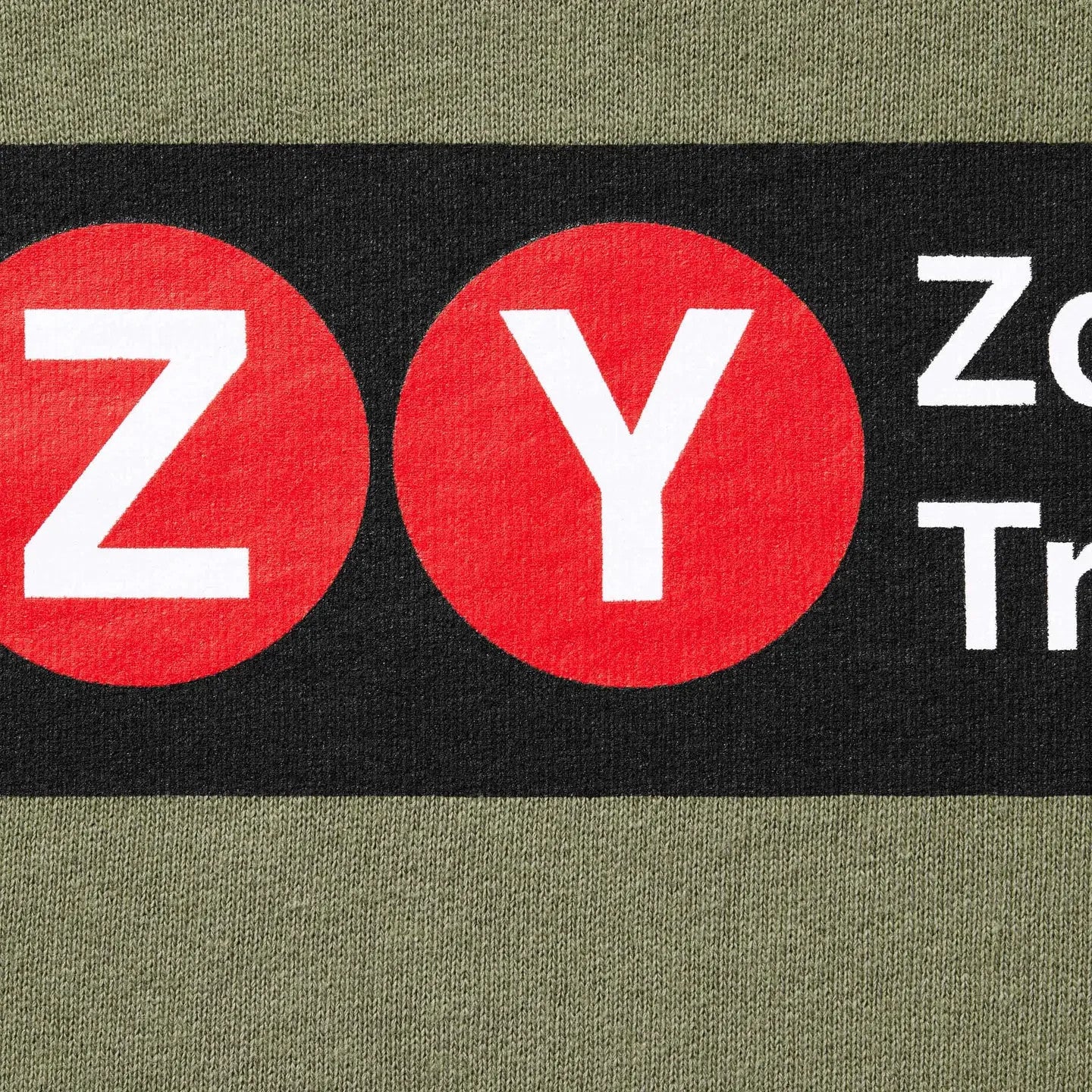 Supreme Zoo York Hooded Sweatshirt Light Olive