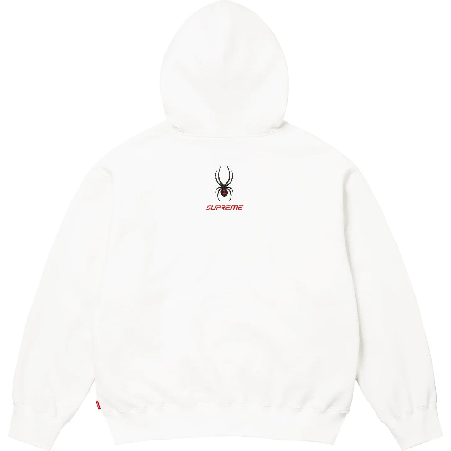Supreme Spyder Zip Up Hooded Sweatshirt White