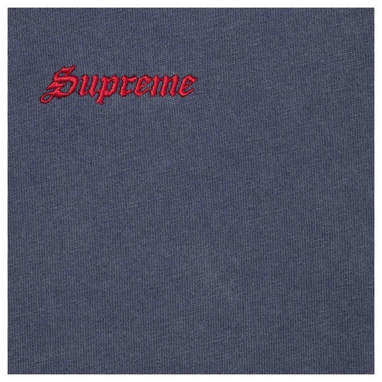 Supreme Washed S/S Top Navy