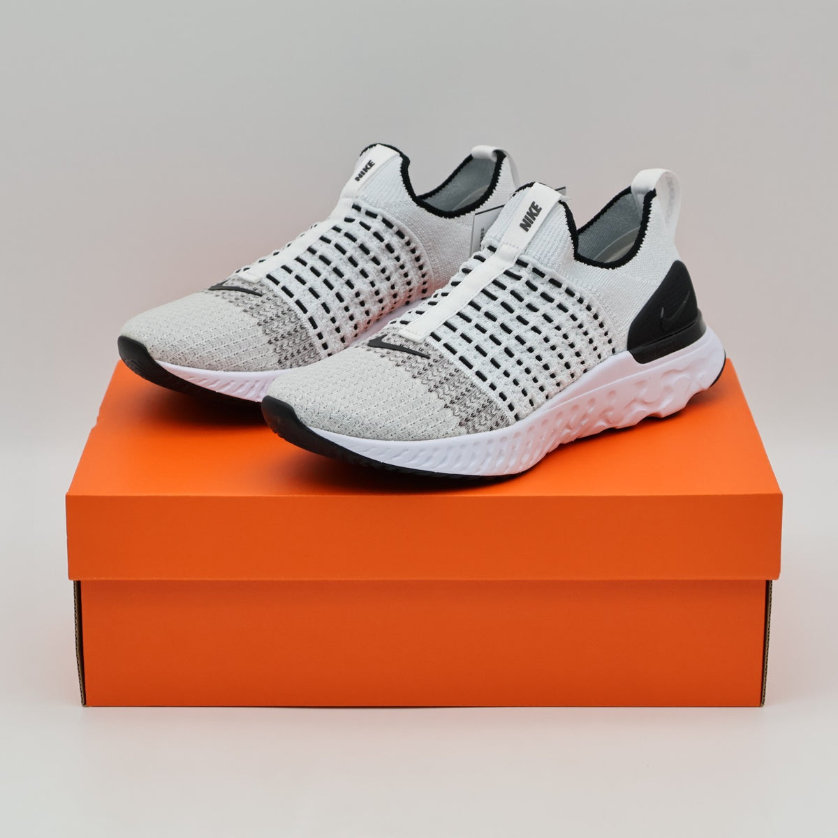 CJ0277-100 Nike REACT PHANTOM RUN FK 2 TRUE WHITE WHITE-BLACK-PURE PLATINUM (Men