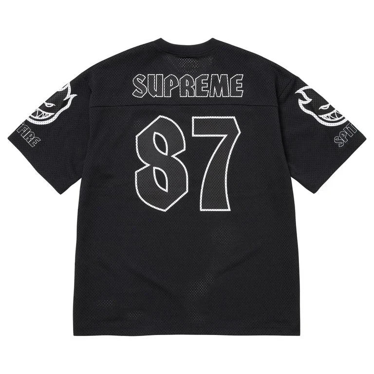 Supreme x Spitfire Football Jersey Black