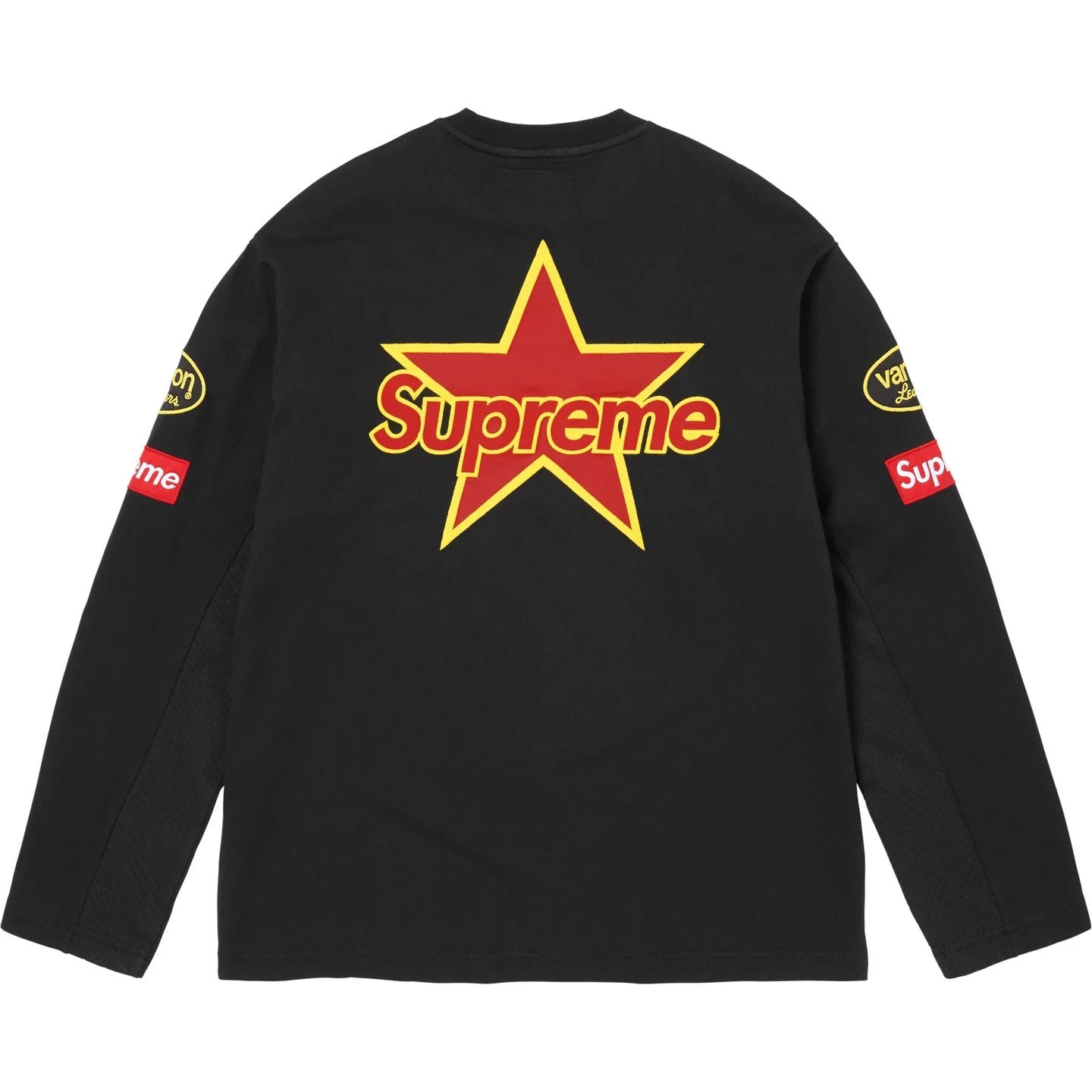 Supreme Vanson Leathers L/S Top Black