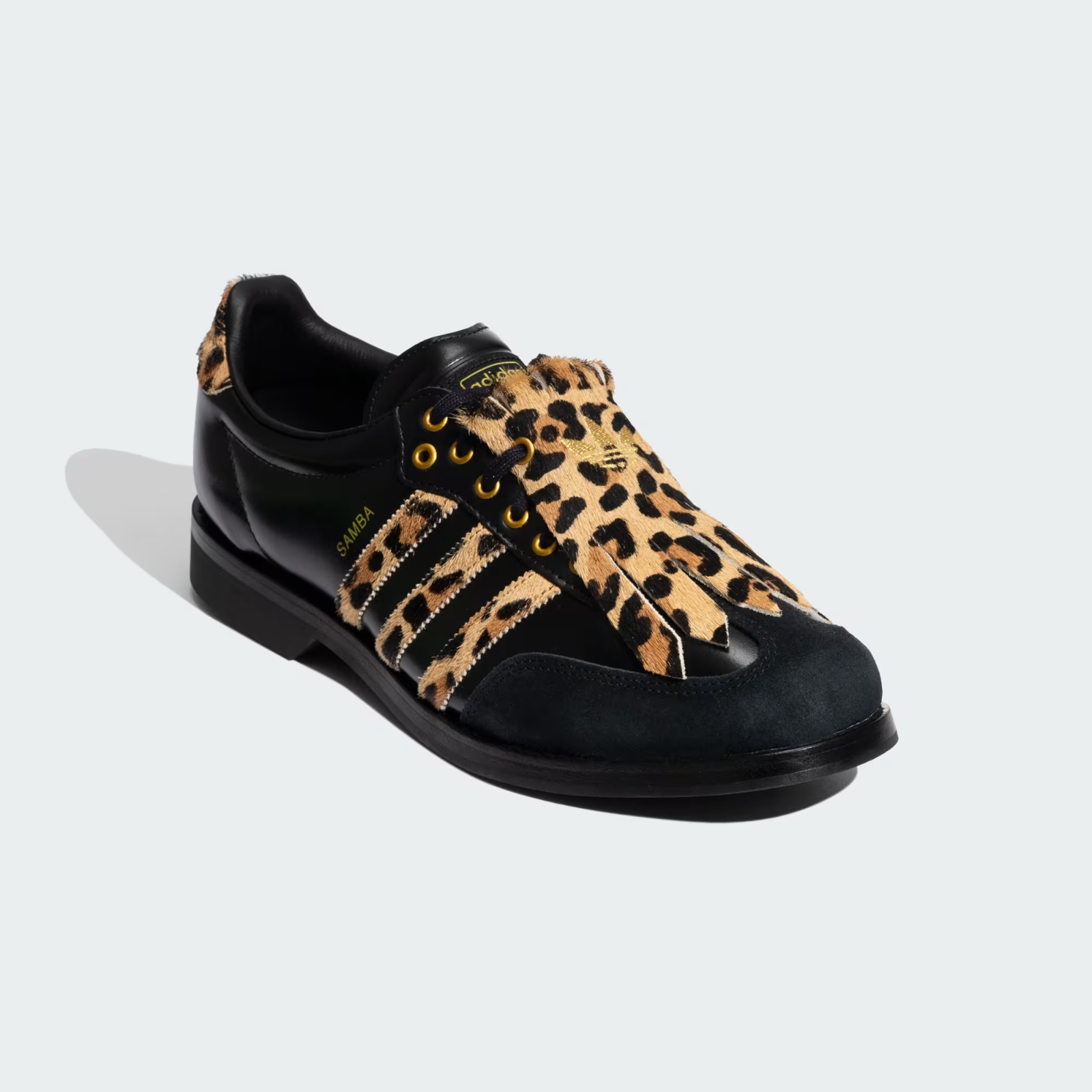 KK2824 adidas Samba Bowling Core Black Supplier Colour Gold Metallic (Men's)