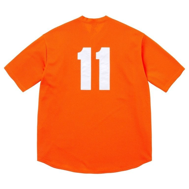Supreme Shop S Logo Baseball Henley Orange - Milan