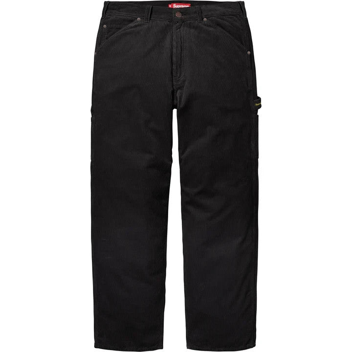 Supreme Wide Wale Corduroy Painter Pant Black