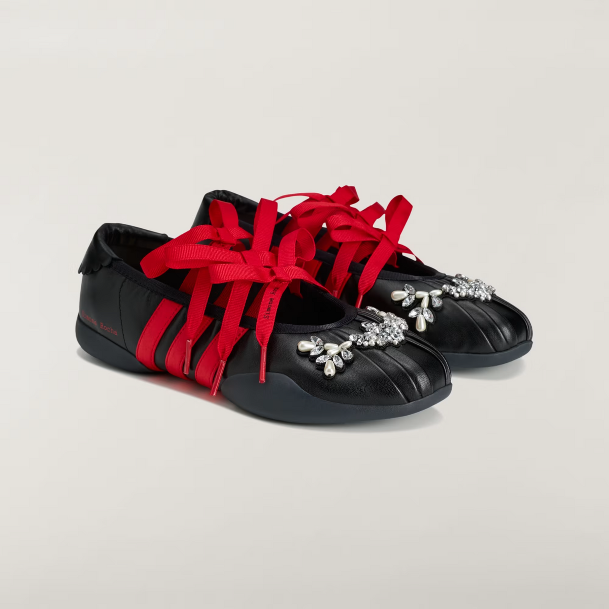 KJ5248 Simone Rocha à adidas Taekwondo Ballerina "Core Black/Red" (Women's)