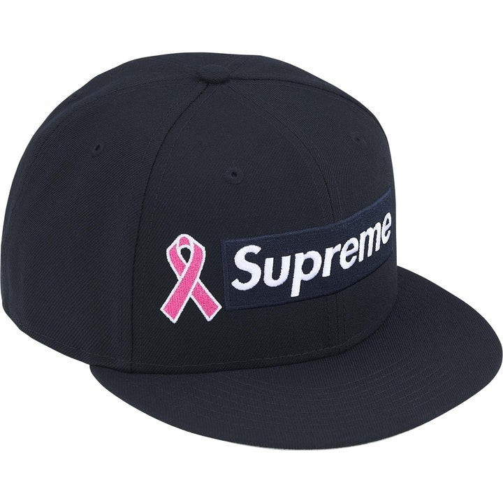 Supreme Breast Cancer Awareness Box Logo New Era Navy