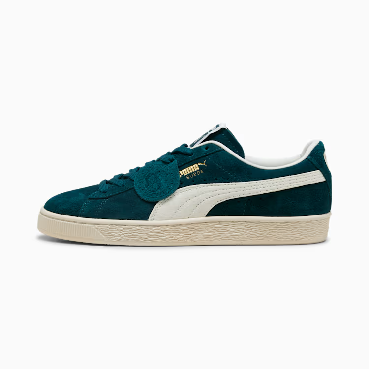 403767-02 Puma Suede Charles F Stead 5 Persian Blue PUMA White (Men's)
