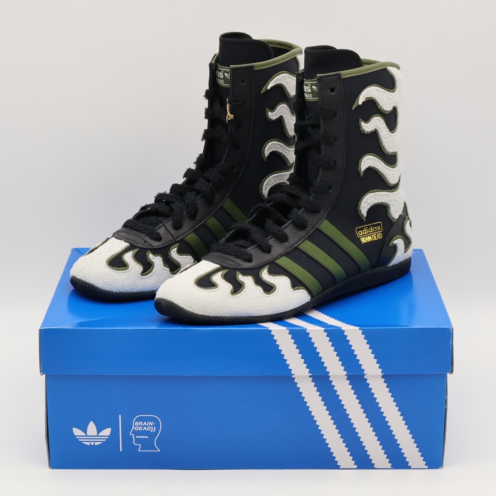 JQ6790 Brain Dead à adidas Originals Japan Hi Core Black Crystal White (Men's)