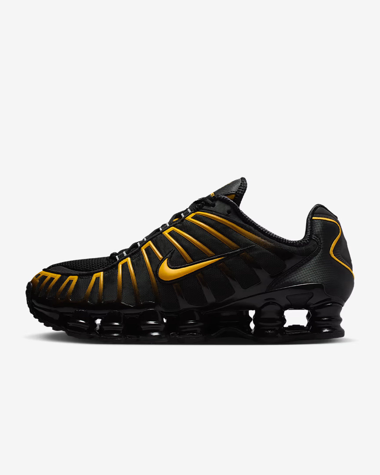 AV3595-013 Nike Shox TL Black University Gold (Men's)