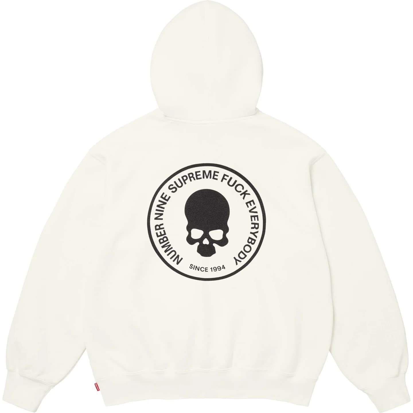 Supreme Number (N)ine Hooded Sweatshirt White