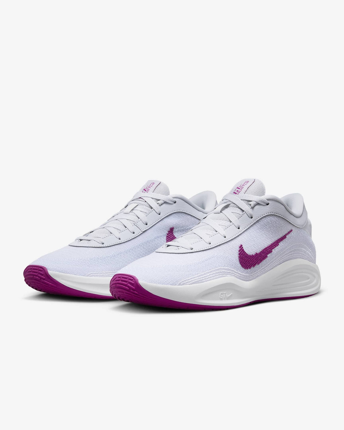 FJ7808-004 Nike GT Hustle Academy Pure Platinum White Hot Fuchsia (Men's)