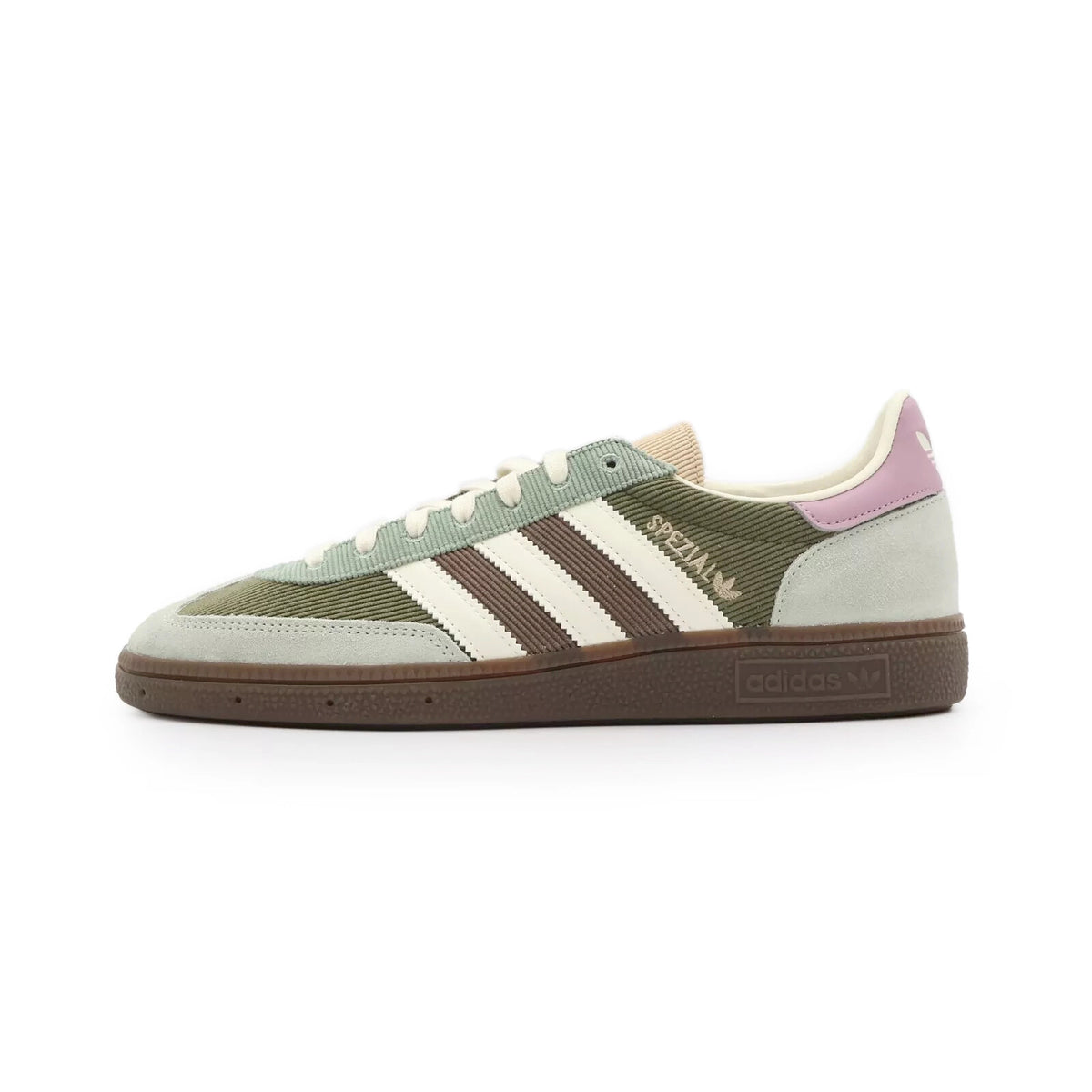 IH4891 adidas Originals Handball Spezial Silver Green Cream White (Men 's)
