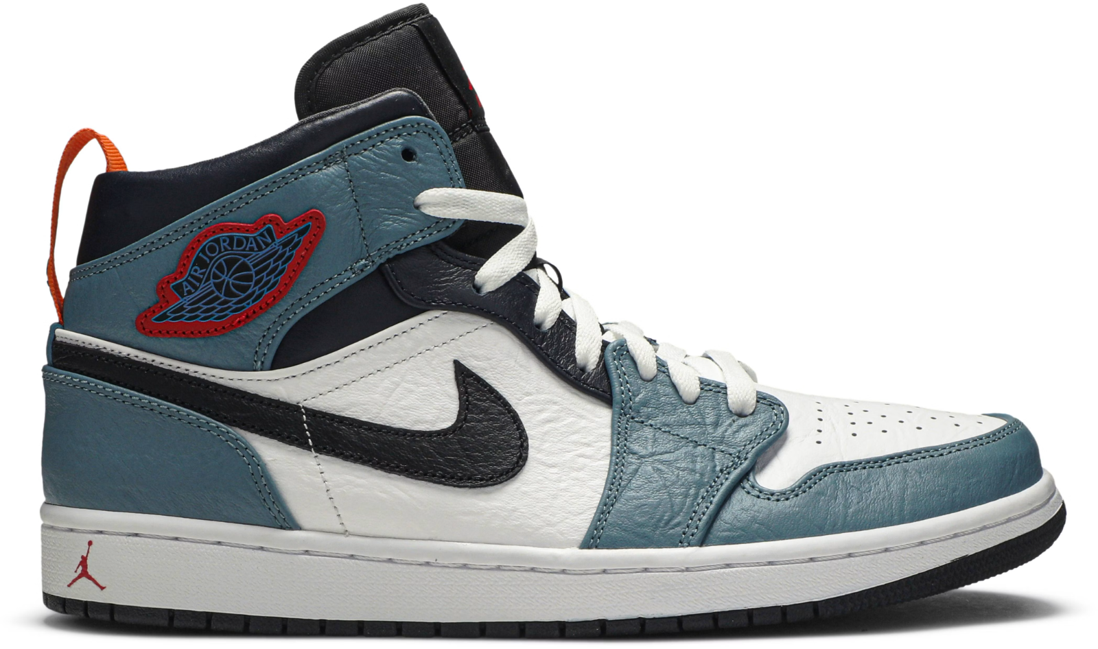 CU2802-100 FACETASM Ã Nike Air Jordan 1 Mid "White/Navy" (Men's)