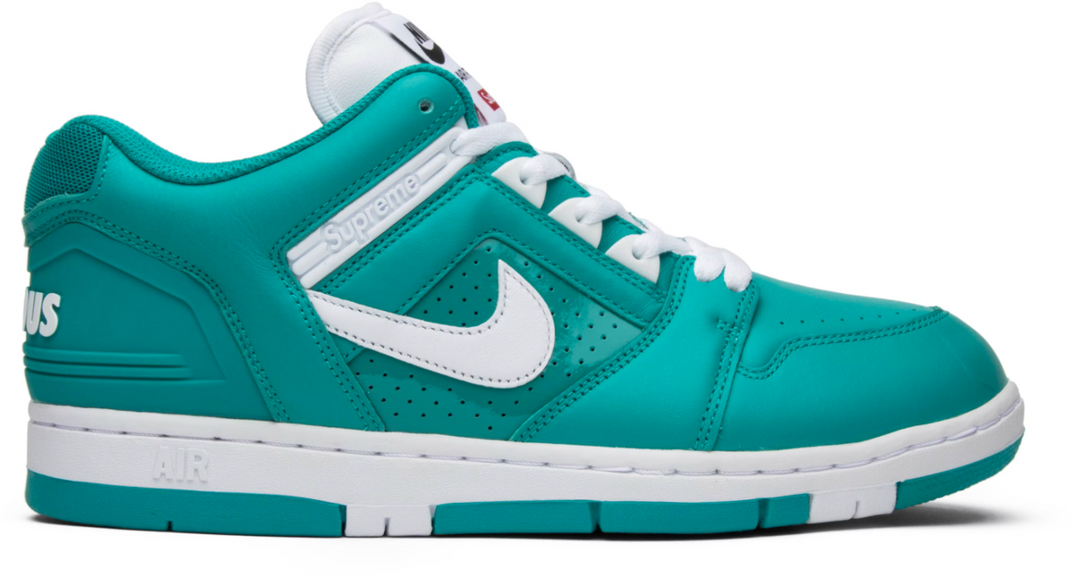 AA0871-313 Supreme à Nike SB Air Force 2 Low "New Emerald" (Men's)