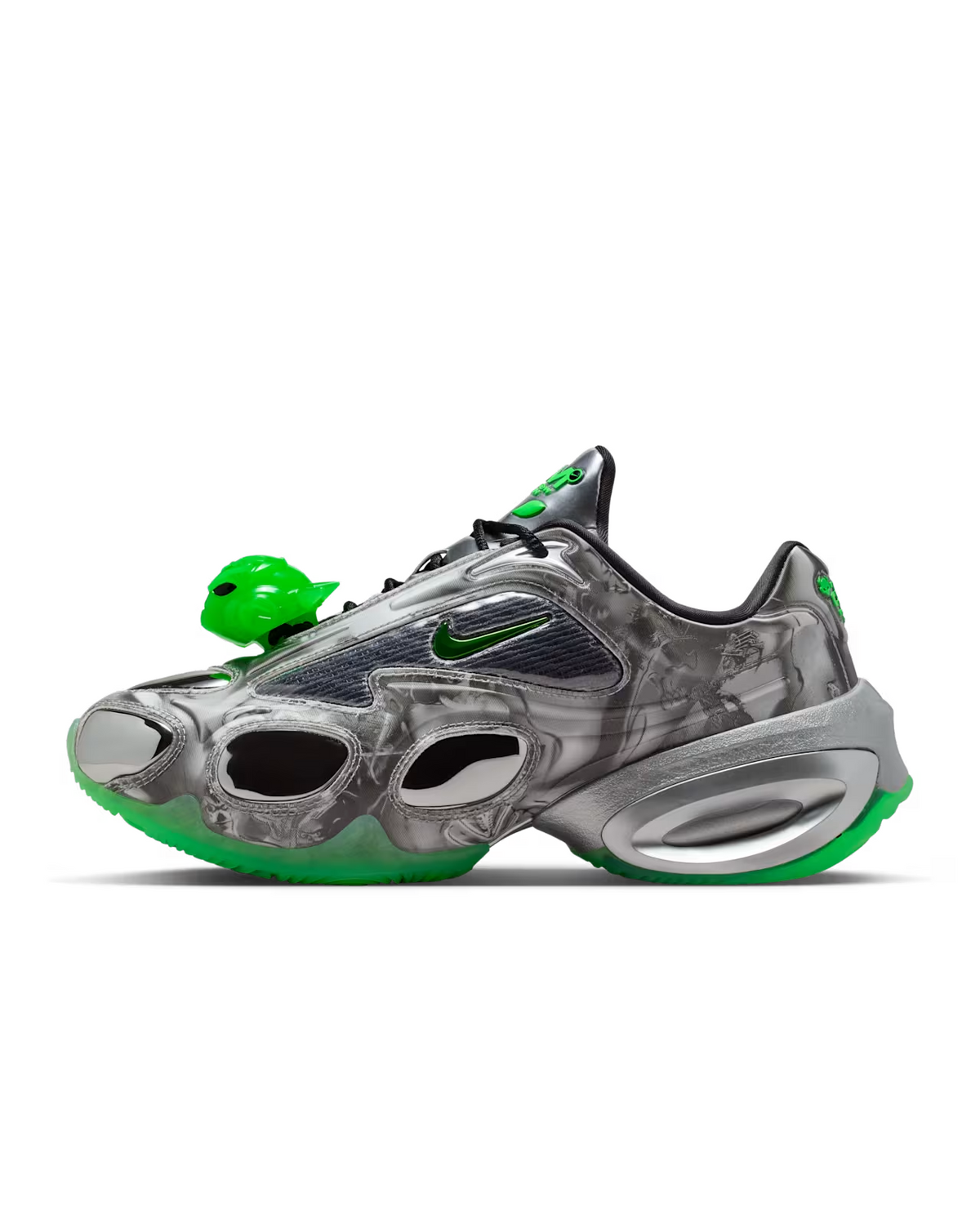 IH2120-002 Windowsen Nike Air Max Muse Metallic Silver Rage Green (Women's)