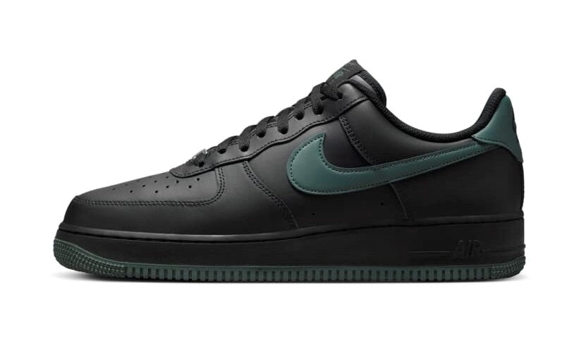 FJ4146-001 Nike Air Force 1 '07 Black Vintage Green (Men's)