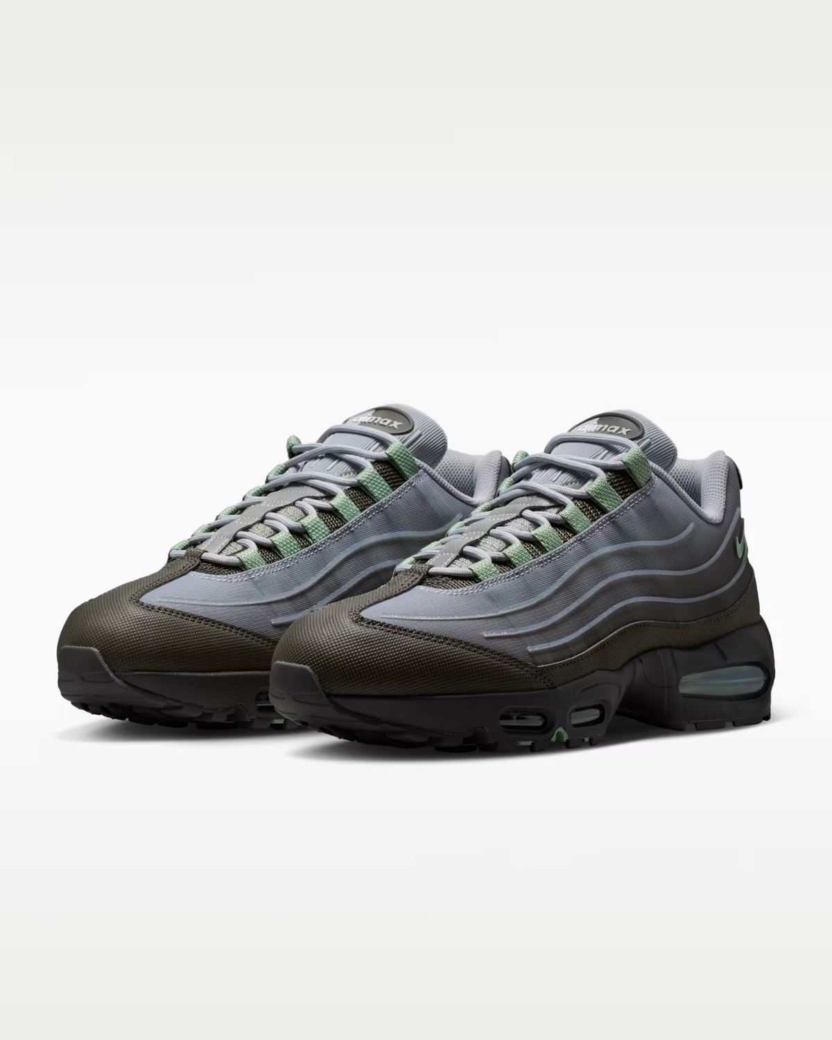 IH7853-200 Nike Air Max 95 Big Bubble Tech "Wolf Grey" (Men's)