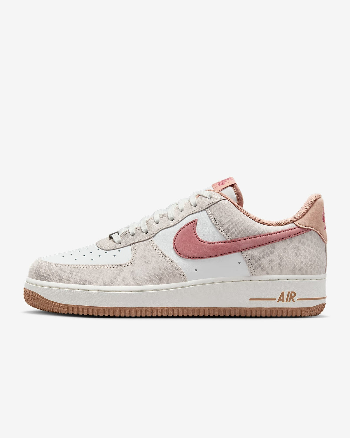 HF2898-100 Nike Air Force 1 Low Pink Snakeskin (Men's)