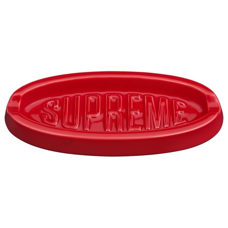 Supreme Oval Tray Red