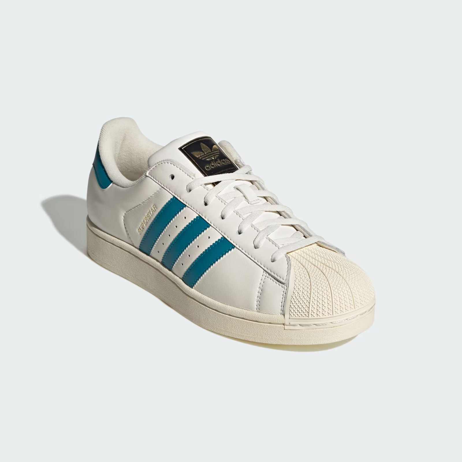 KJ5992 adidas Originals Superstar 2 Cloud White Active Teal Cream White (Men's)