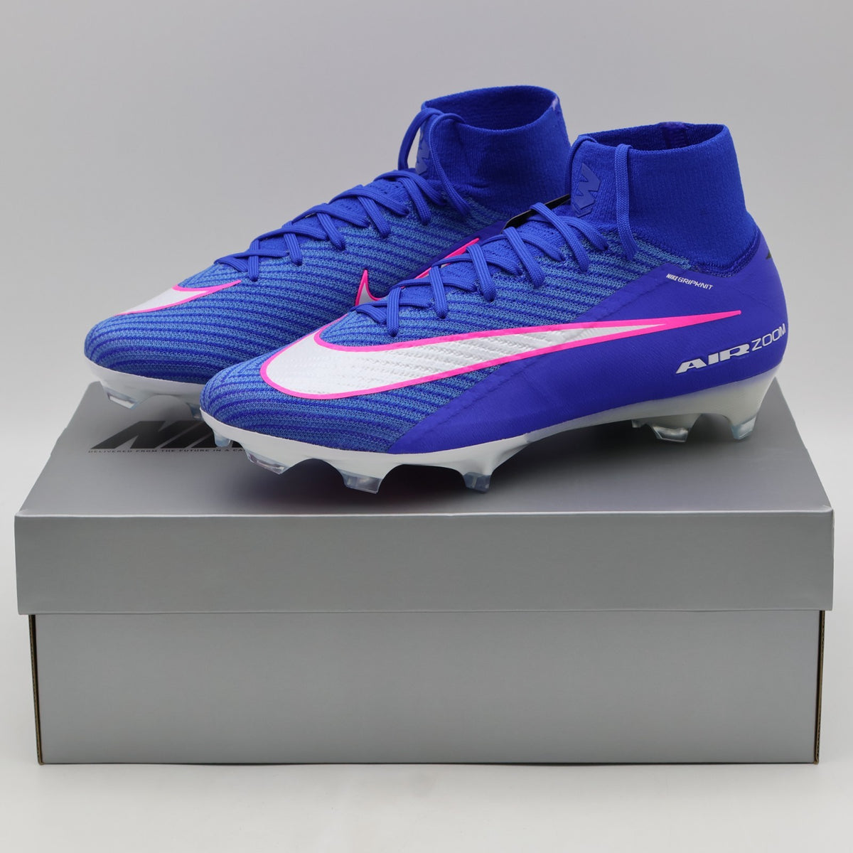 FQ1454-446 Nike Mercurial Superfly 10 Elite Racer Blue White (Men's)