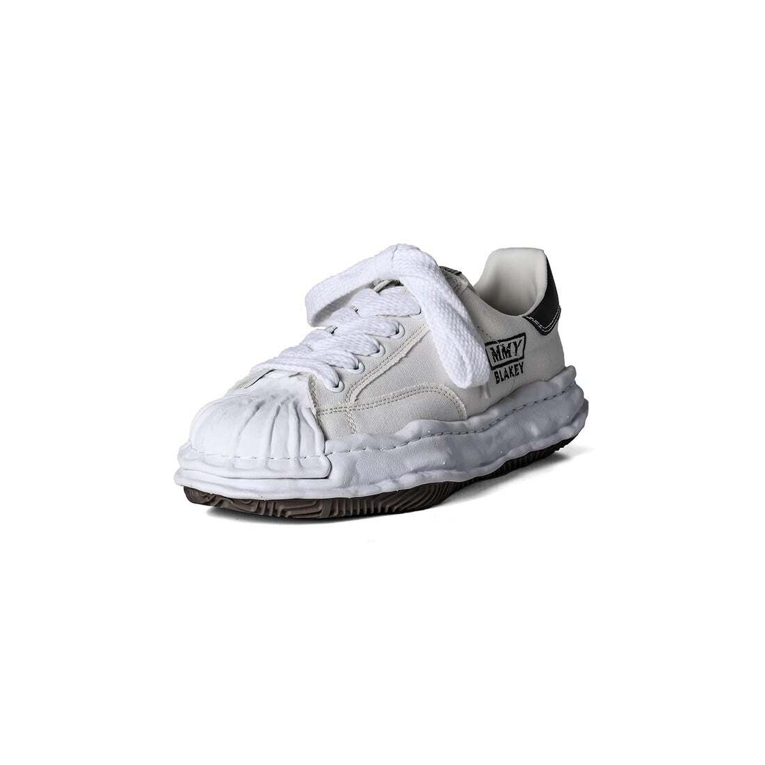 A08FW735-white Maison MIHARA YASUHIRO BLAKEY Original Sole Canvas Low cut (Men's