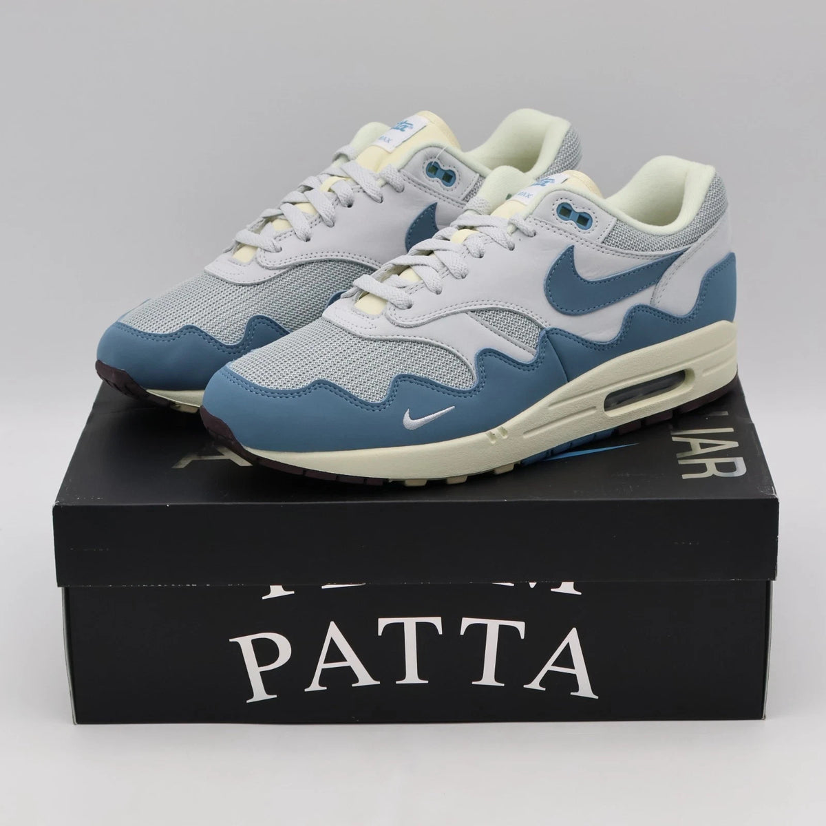 Size 7.5 - DH1348-004 Nike Air Max 1 Patta Waves Noise Aqua (Men's)