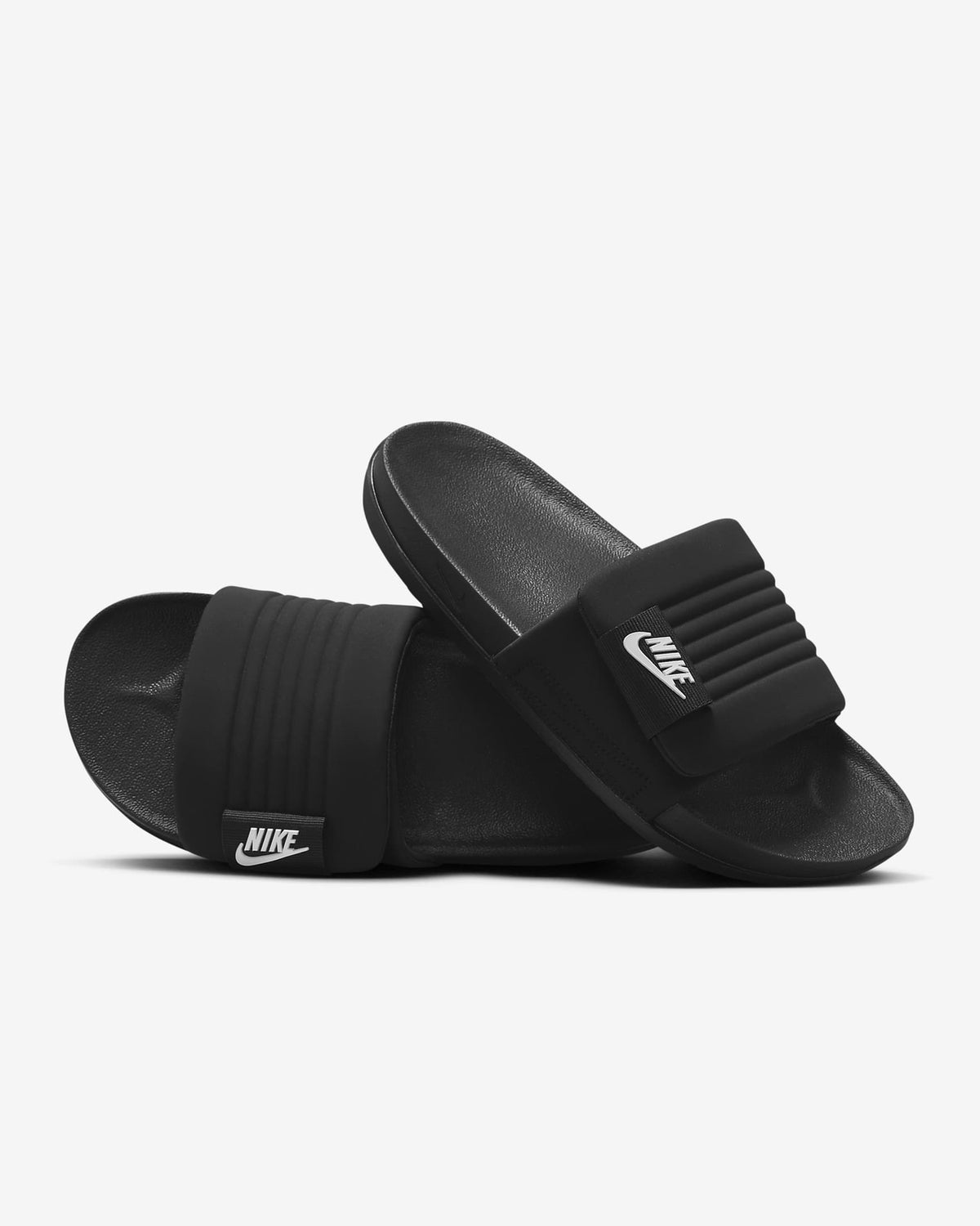 DQ9624-001 Nike Offcourt Adjust Slide Black Black White (Men's)