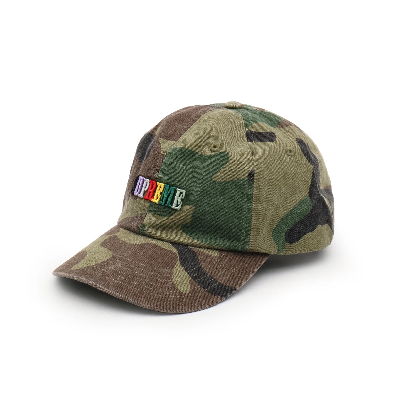 Supreme Pigment Dye 6-Panel Camo