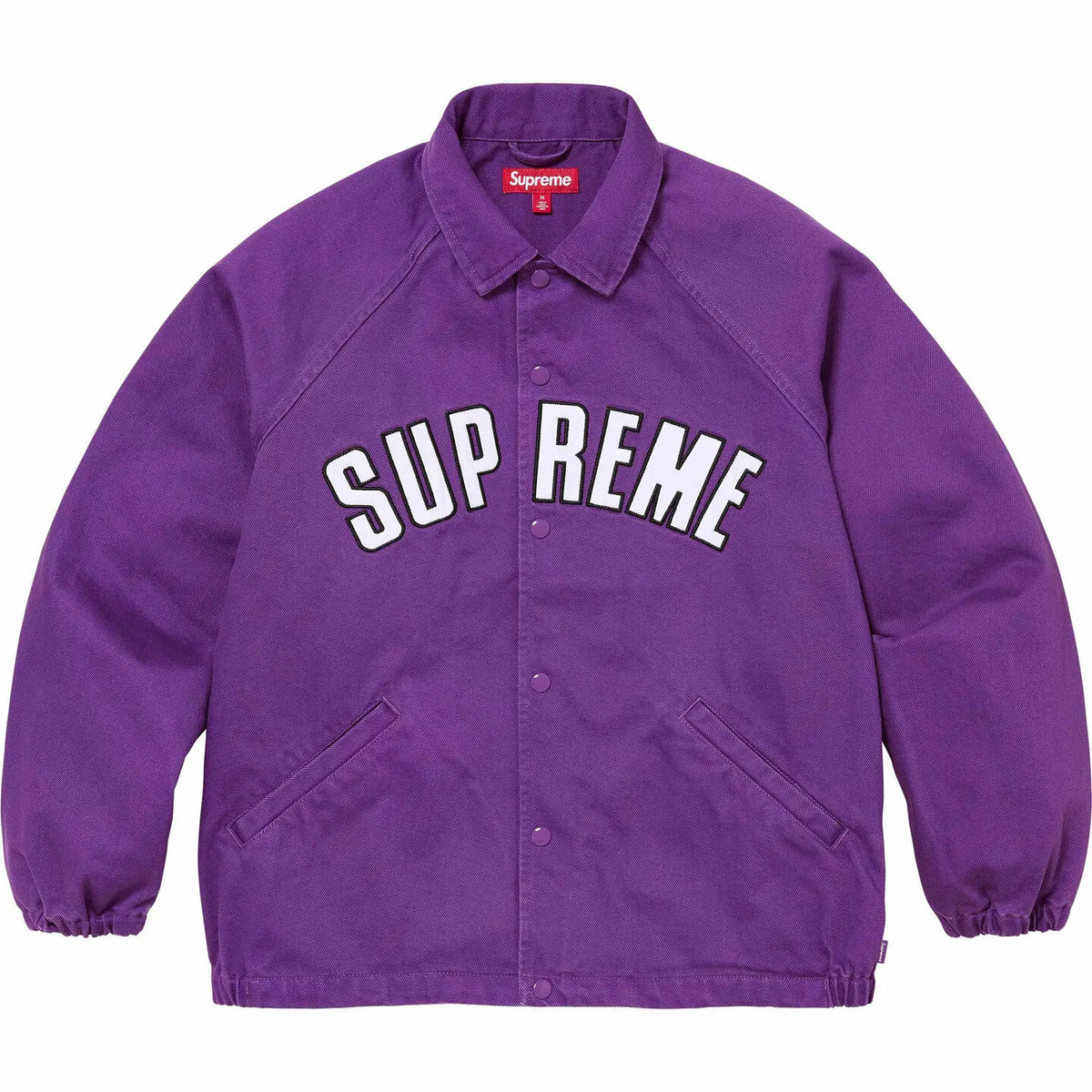 Supreme ARC Denim Coaches Jacket Purple