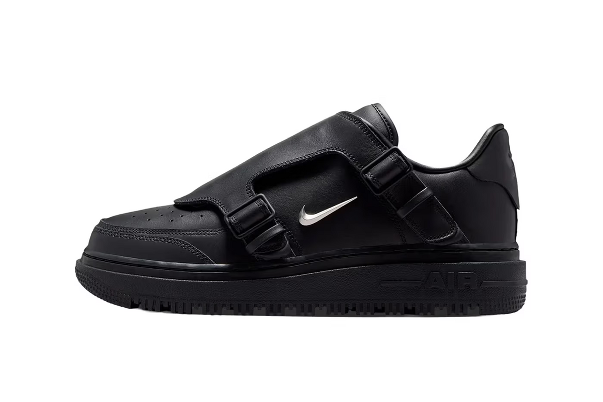 JA3822-010 Nike Air Force 1 Low Luxe "Black" (Unisex)
