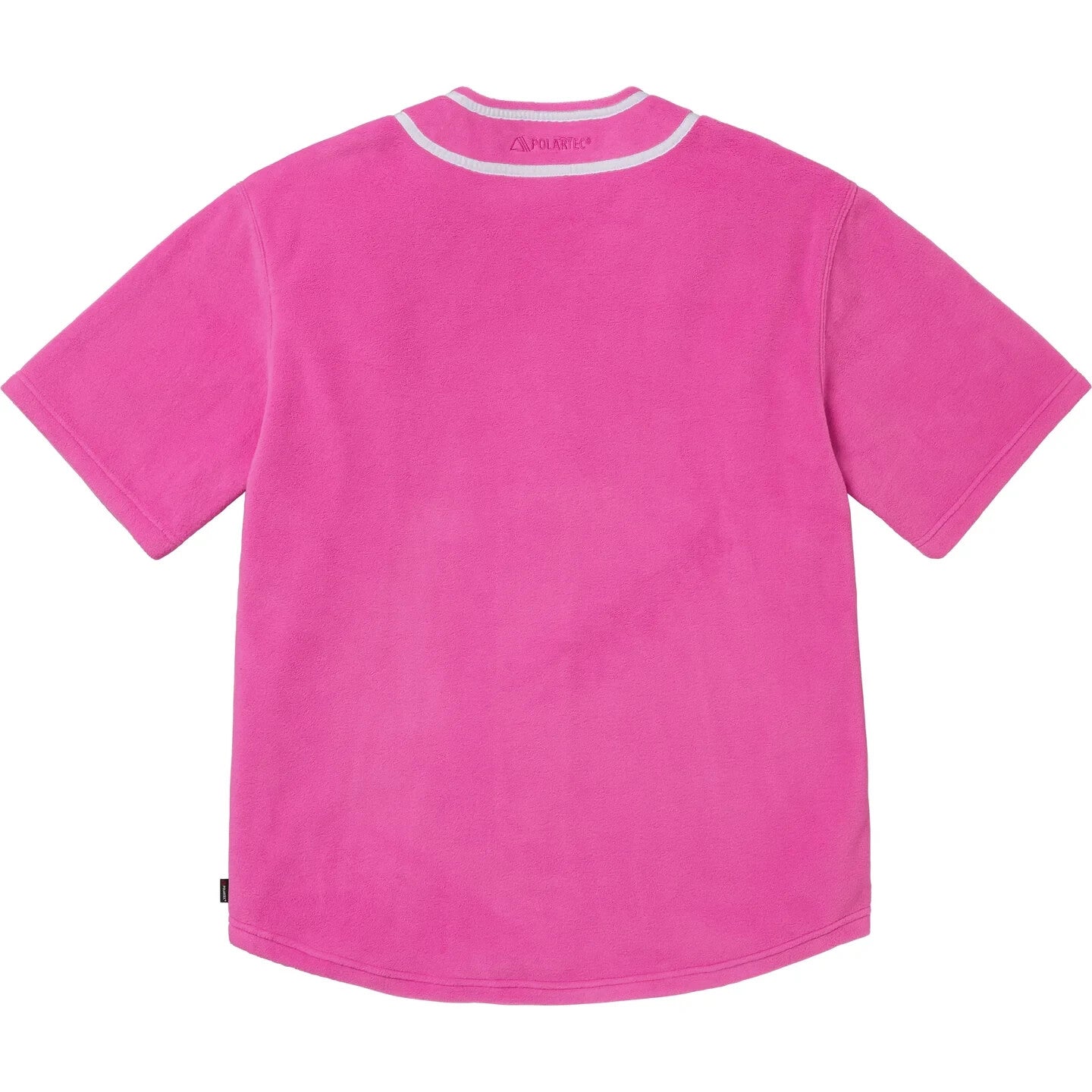 Supreme Polartec Baseball Jersey Pink