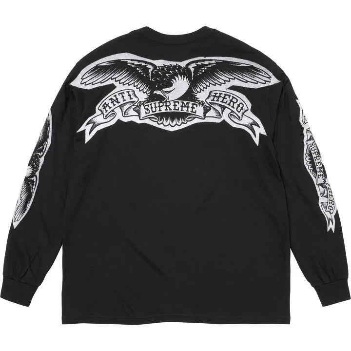 Supreme ANTIHERO Eagle L/S Tee Black