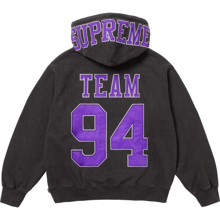 Supreme Team 94 Hooded Sweatshirt Black