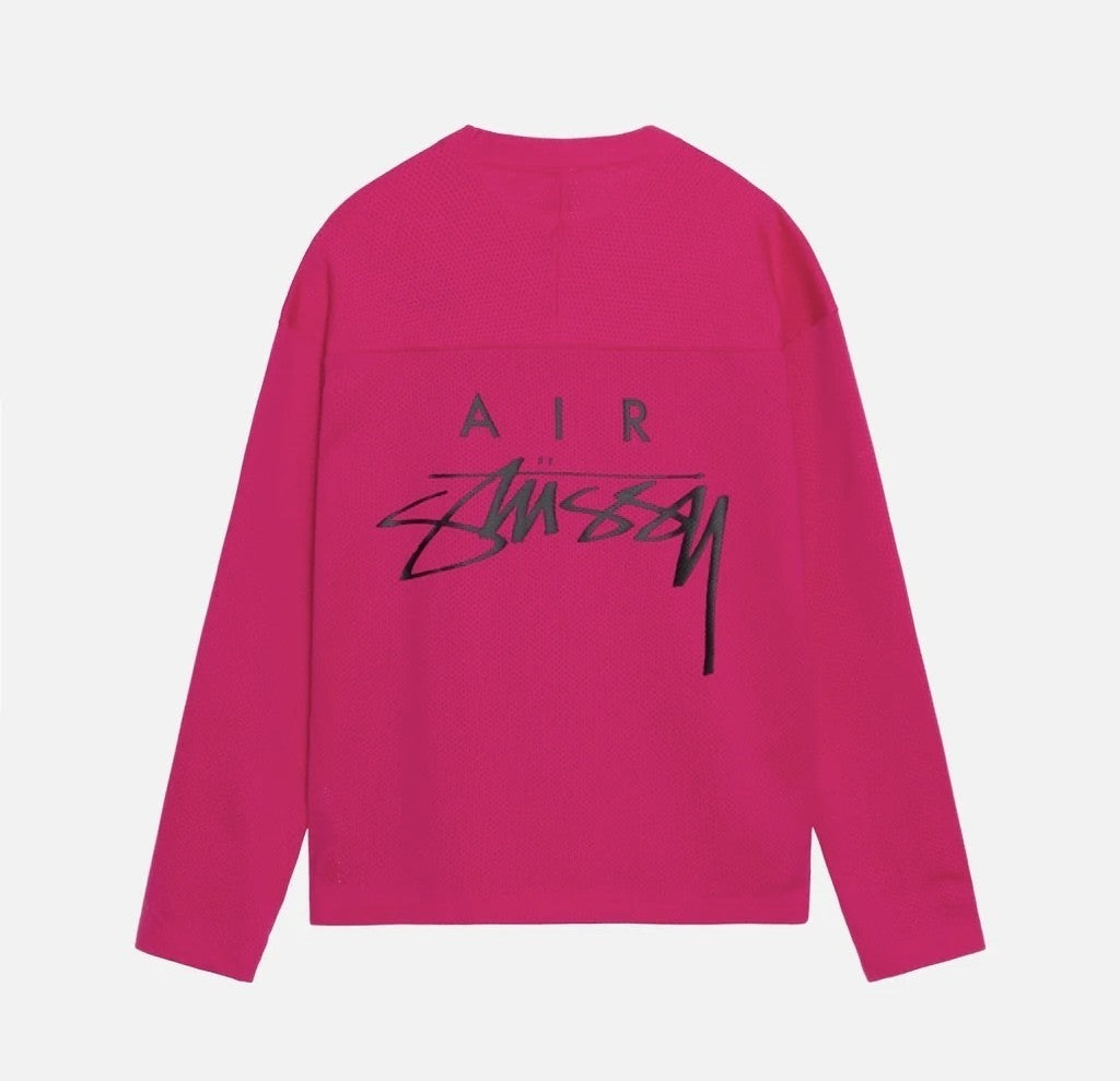 Nike Stussy Long Sleeve Top Pink