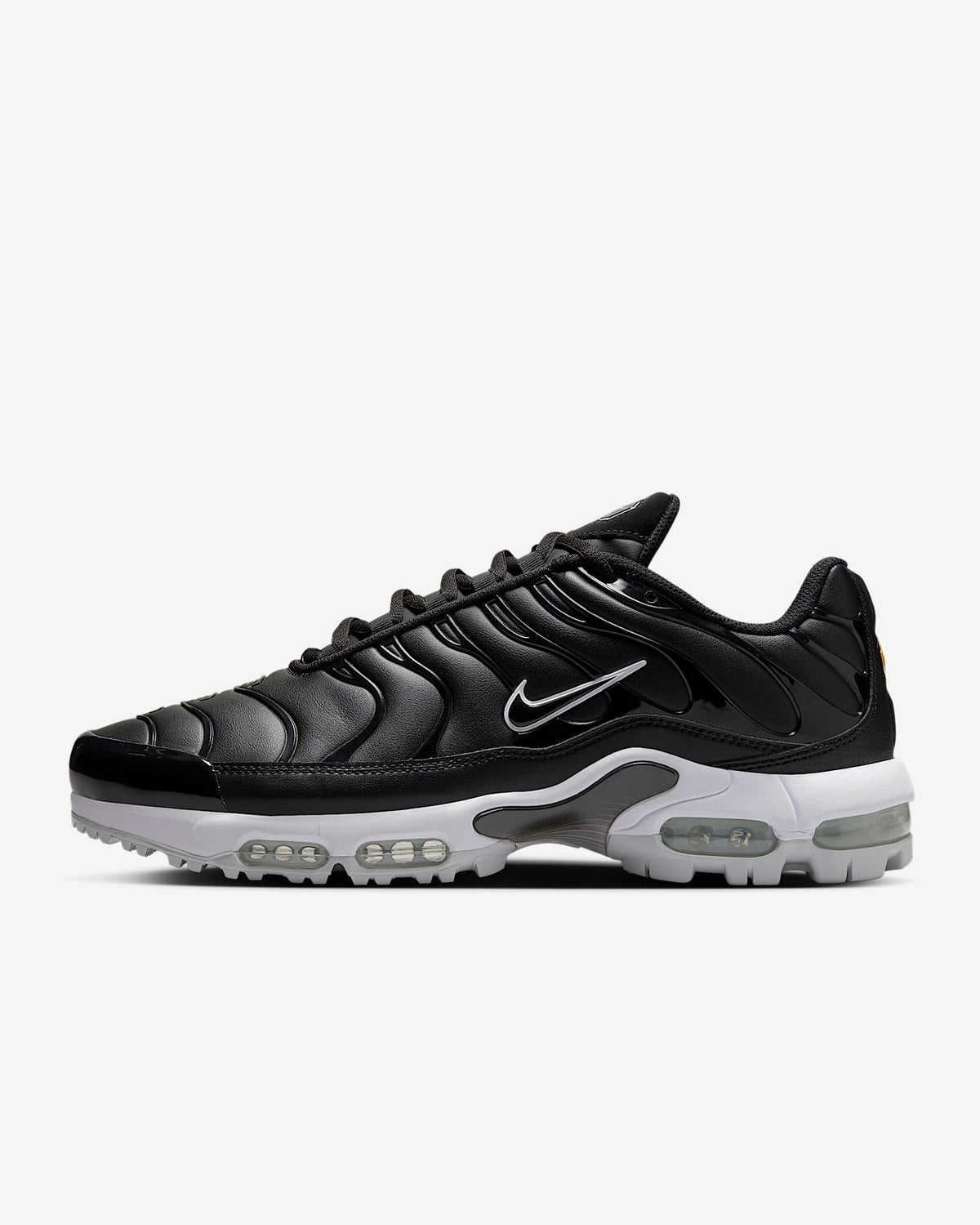 FZ4150-001 Nike Air Max Plus Golf Black Gold Salsa Red White (Men's)