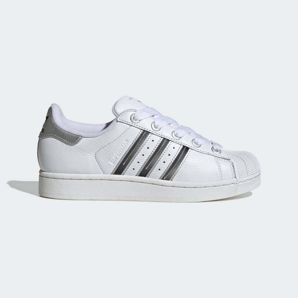 JR4233 adidas Originals Superstar 2 Cloud White Matte Silver (Women's)