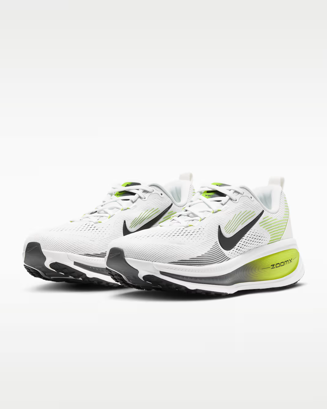 HM6803-116 Nike Vomero 18 "White/Lemon Venom" (Men's)