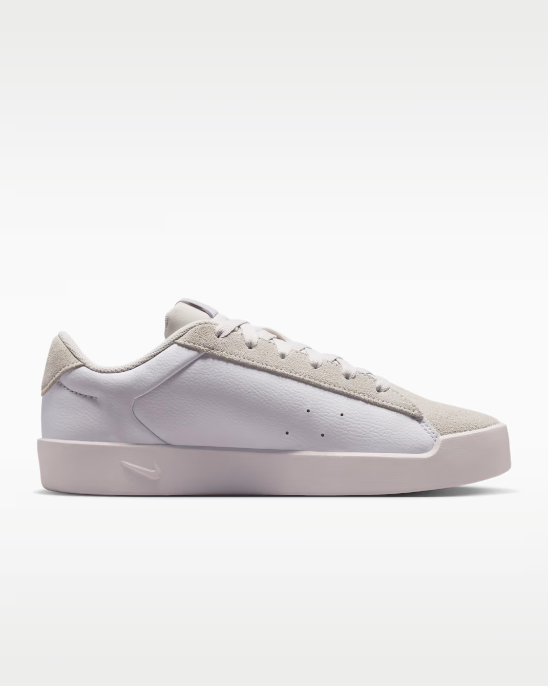 IM7529-100 Nike Court Heritage "White/Pure Platinum" (Women's)