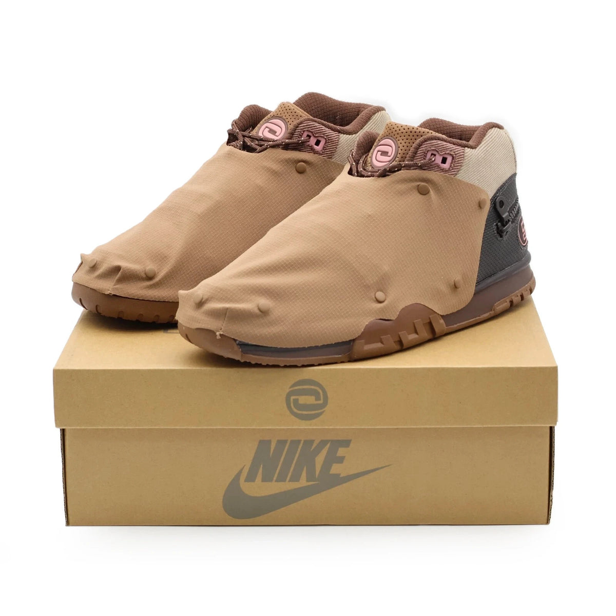 DR7515-200 Travis Scott Nike Air Trainer 1 SP Light Brown Rust Pink (Men's)