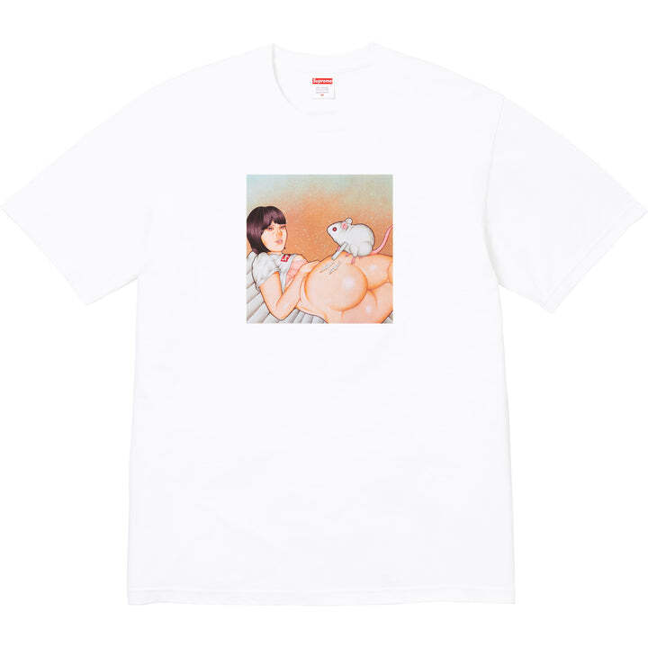 Supreme Mouse Tee White