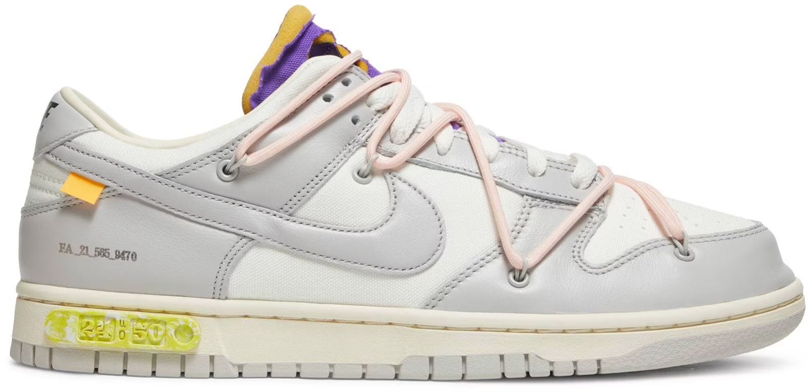 DM1602-119 Off-White à Nike Dunk Low 1 of 50 "Lot.24" (Men's)