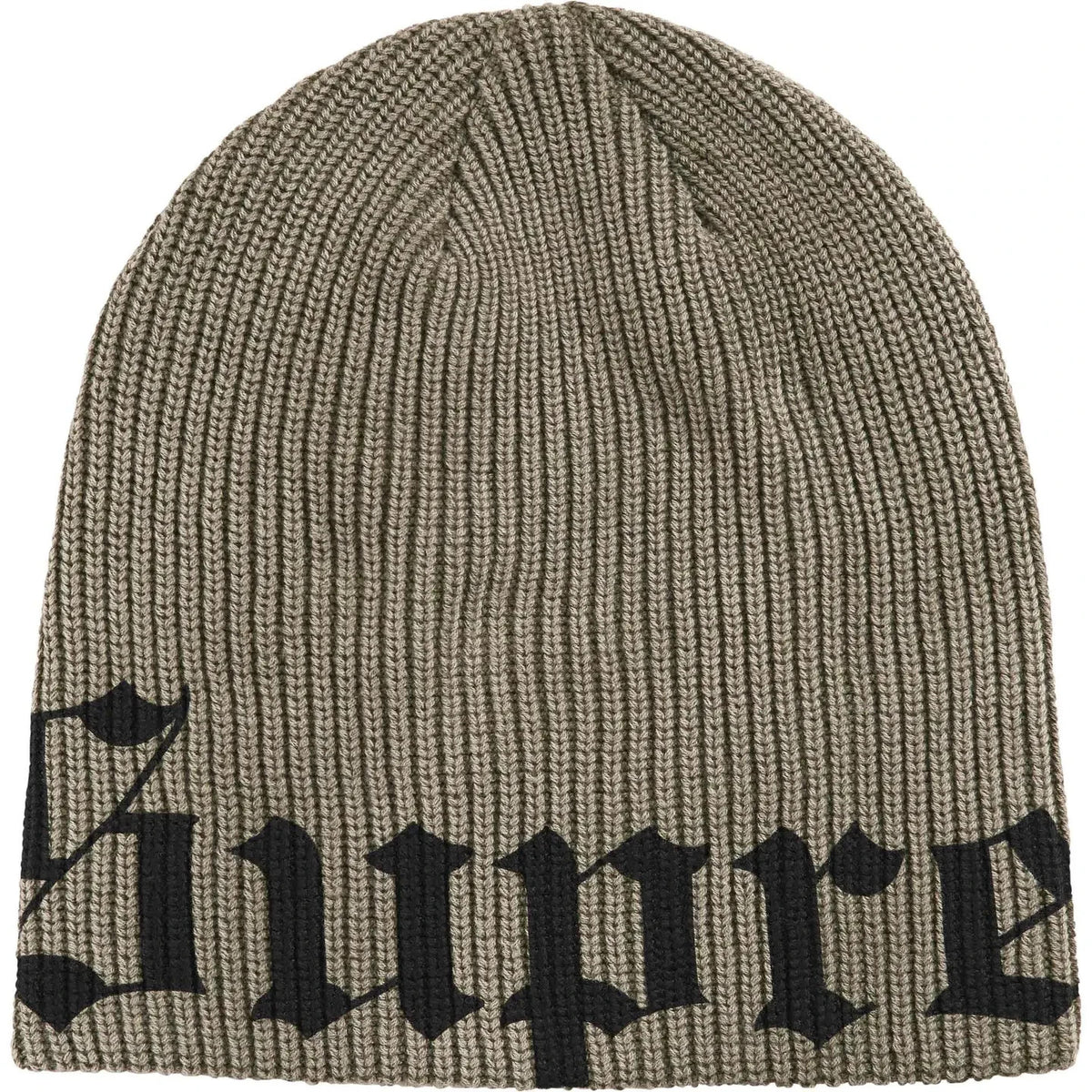 Supreme Old English Printed Beanie (26SS) Olive