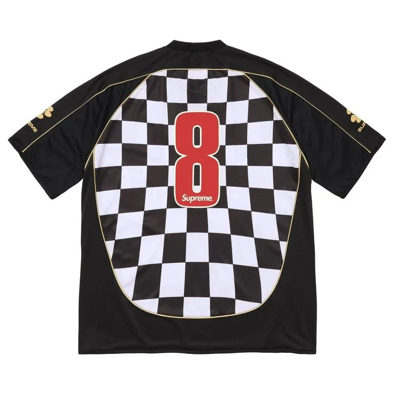 Supreme Checkerboard Soccer Jersey Black