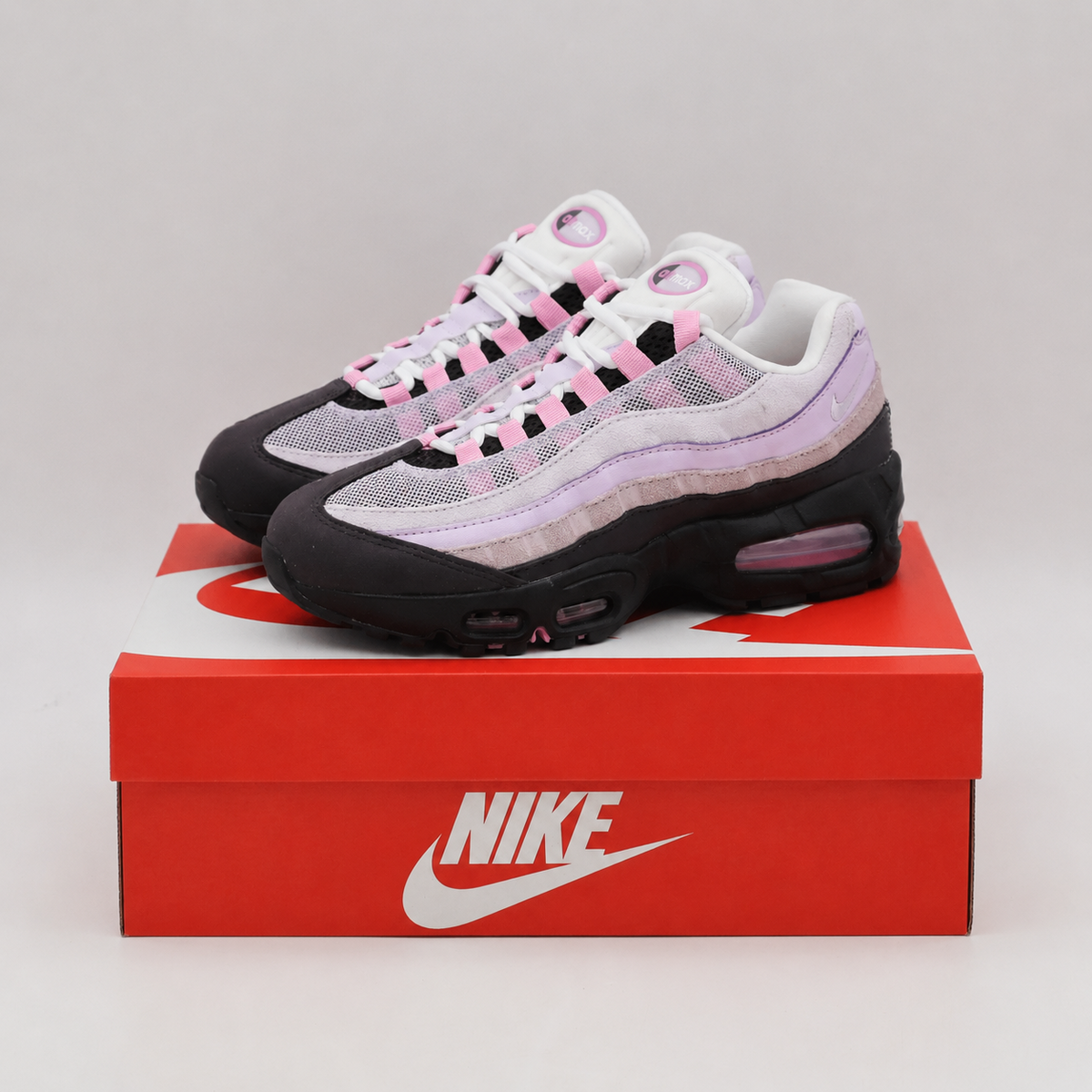 IB6396-600 Nike Air Max 95 Big Bubble "Burgundy Ash/Barely Grape" (Women's)